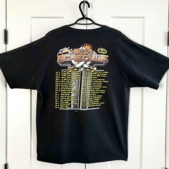 Nascar, Tony Stewart, 2014, Bass Pro Shops, Car Racing T-Shirt, Mens, Size XL - Picture 2 of 7